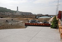 　馬祖清水濕地是內政部營建署所認證的「國家級濕地」，其入口處雕像遭不明原因破壞，眼睛斷了一隻，縣府已完成復原。（圖／文：邱竟瑋）