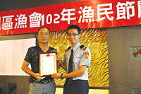 　岸巡楷模。（圖與文：陳鵬雄）