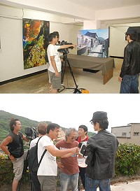 大愛電視「發現」節目日前來馬拍攝,預計年底前播出馬祖專輯,紀錄馬祖民間藝文人士與教育工作者,對當地人文、生態與戰地遺產的保護與探索工作。(圖/文:邱竟瑋)