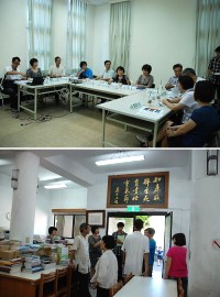 文化局爭取教育部核定補助360萬元,做為中正圖書館改善之用,昨天訪視委員抵馬進行現地會勘並召開委員會議,對於現階段的設計提供許多意見。(圖/文:劉秋月)