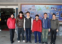 今年3月李中(圖右2)帶領馬中學生參加在大陸漳州第28屆福建省青少年科技創新大賽複賽。(圖:本報資料室)
