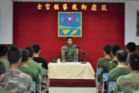 　莒光地區指揮部辦理「士官領導統御座談」，由指揮官黃將軍主持。（圖／文：陳柏志）