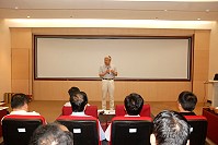 行政院政務委員兼福建省主席陳士魁昨日訪問馬祖,聽取地方需求,縣府請其協助爭取明年離島運動會約2000萬元預算。(圖/文:邱竟瑋)
