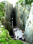 　東引「一線天」是非常具有增進大眾欣賞自然地景的美學價值之景點。（圖／文：陳其敏）