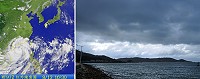 　受到中度颱風「尤特」外圍雲系影響，馬祖地區昨天整天都是強風及烏雲密佈的壞天氣，不過好在並未降雨，對民眾作息影響不大；而連遠在馬祖都能感受到它的存在，顯見這颱風相當有威力，可惜未受電子媒體青睞。（圖／文：曹重偉）