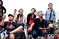 電影《真愛100 天》拍攝小組在北竿芹壁留影。(圖:電影《真愛100 天》粉絲官網)