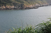 　橋仔大坵水道好漁場，已經成為漁家必爭之地。（圖／文：陳鵬雄）