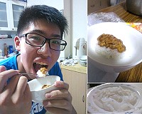 鄉親在福正沙灘潮間帶找到海膽,自製壽司及海膽籽配飯食用;就讀建中、家住東莒大坪的王皓說,滿滿海味。老家在東莒大坪的曹祥官也自製軟絲沙西米,令人垂涎。(圖:李翠雲、曹祥官提供)