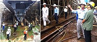 「臺馬之星」履約工期延後,下水日期延至103年1月31日,縣長楊綏生親自主持履約督導會議,要求專案管理協助廠商加大施做能量,期能提早完工,而有關工期延後處理船廠已向工程會申請仲裁在案。(圖:縣政府提供)
