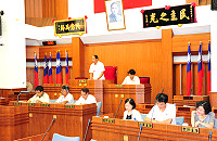 縣議會第5屆第8次臨時大會開議,昨天下午先召開臨時大會前的預備會議。(圖/文:曹重偉)
