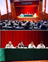 縣府召開馬祖推動加入世界遺產跨界整合論壇,希望透過官員、學者專家的介紹與討論,馬祖推動戰地文化景觀保護工作能夠凝聚各界共識,從行政部門到社區校園人人都是守護員。(圖/文:劉秋月)
