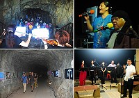 　東引詩酒節，邀請胡德夫、林文義等名人共襄盛舉，把詩與酒連起來，讓東引美景與陳年高粱更廣為人知。（圖／文：陳其敏）
