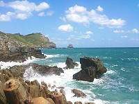 受東北季增強及颱風外圍環流影響,馬祖海域風浪逐漸增強中。(圖/文:陳其敏)
