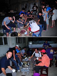 中秋連假民間力量充分展現,大小朋友紛紛DIY自己來,多選在18日晚間提前「開烤」,展現傳統慶中秋的歡樂形式。(圖/文:曹重偉)