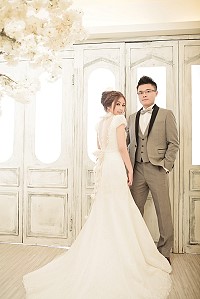 馬祖新人/新郎吳奕宏、新娘陳韻如。