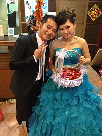 　馬祖新人／新郎陳志宏、新娘王秀芬