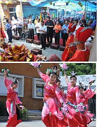 　田都元帥移香北竿百年慶祝系列活動舉辦盛大的祭祀大典，民俗節目精湛演出。（圖／文：陳鵬雄） 
