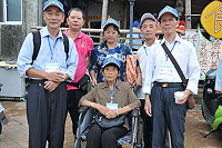 　福建仙遊龍井田聖府董事長陳國清女士率十人進香團參加田都元帥移香百年慶。（圖／文：陳鵬雄） 