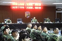 　馬防部陳曉明將軍主持102年下半年「反酒駕」檢討會。（圖／文：林廷宇）