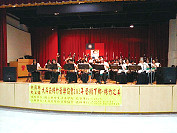 　台灣大嵙崁絲竹音樂協會102年藝術下鄉─絲竹之美音樂會9月29日於北竿中正堂舉行，與馬祖軍民同享國樂之美。（圖：縣府文化局提供）