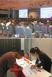 縣長楊綏生9月30日出席由經濟部所舉辦的全球招商大會,與跨國企業業者、主管及創投業者建立互動渠道。(圖:連江縣政府提供)