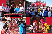 　「馬祖產業創意生活節」歡樂登場，多達18道的馬祖魚貝創意料理滿足大家味蕾，還有「東方漾舞團」6位熱情無比森巴女郎到場與民眾同樂，鄉親有吃有看有玩又有得拿，度過充實又美味的週末下午。（圖／文：曹重偉）