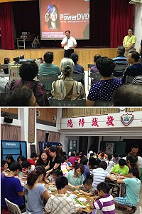 　莒光鄉環保教育宣導活動連續舉行4天，鄉長柯玉官在東莒主持開場，鄉親及莒指部弟兄都踴躍參加。（圖／莒光鄉公所環保課提供）