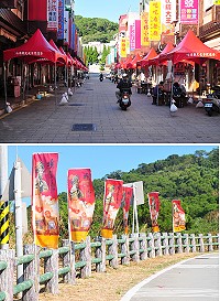 今年媽祖昇天祭將擴大舉辦,於10月12日(星期六)起至10月14日(星期一)推出多項精彩活動,各處旗海飄揚展現迎接盛大節慶的氣勢與氛圍,馬港夜市也配合活動從12日至14日連擺3晚,昨天已完成街道帳篷搭設工作。(圖/文:曹重偉)