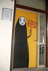 　創意迎賓。（圖／文：邱竟瑋）