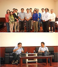 日本作家片倉佳史26日率領12名首發旅遊團員參訪縣府,拜會縣長楊綏生,表示將東引與莒光列為下次重點參訪的目標,並期盼和馬祖有更多常態性的交流合作。(圖/文:邱竟瑋)