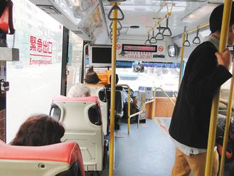 搭公車203線到基隆火車站,昨天上午9點沒有聽到有到站提示聲音。 記者游明煌/攝影
