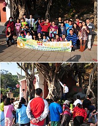 為加強宣揚樹木保護、水土保持、病蟲害防疫及動物保護等觀念,縣府建設局前進鐵板社區舉辦強化動植物防檢疫宣導,邀請植物病蟲害及昆蟲領域兩位專家主講,參加民眾及學童都對大榕樹遭受病蟲害表示不捨與憐憫。(圖/文:曹重偉)