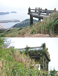 壁山觀景台視野景觀良好,旅遊業者建議整體規劃以符合需求。(圖/文:陳鵬雄)