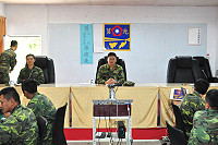 　莒光地區指揮部日前舉辦「軍法紀教育宣導」，由副指揮官張上校親自主持。（圖／文：梁漢祥）