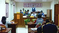 東引鄉民代表會第9屆第7次定期大會開議,主席楊雲成要求鄉公所提升交通便捷及地方經濟發展。(圖/文:陳其敏)