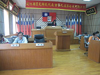 　莒光鄉民代表會第9屆第7次定期大會昨正式開議，主席謝春欗在開會致詞時強調，創造優質的生活品質及未來旅遊做準備。（圖：莒光鄉代會提供）