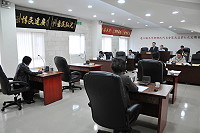 　北竿鄉代會第九屆第七次定期大會開議，鄉長周瑞國率各課室主管做施政報告。（圖／文：陳鵬雄）