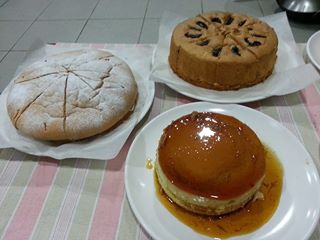 王雲萍無師自通,在北竿也能吃到現烤烘焙的西點。(圖:王雲萍提供)