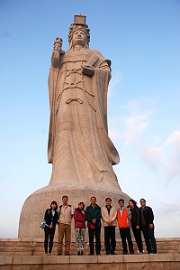 東管處參訪媽祖宗教文化園區、林義和工坊。(圖/文:邱竟瑋)