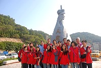 第29屆福州市青少年科技創新大賽將於11月23日、24日展開複賽,馬祖多所中、小學入圍,縣府秘書長劉羽茵、教育局長邱金寶前往福澳碼頭勉勵,期許選手們於教授面前審慎思辨、勇敢表達。(圖/文:邱竟瑋)