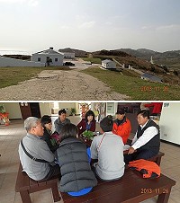 　馬管處長王忠銘昨會同莒光鄉公所、鄉代會勘察東莒迎晨曦地點，為102年跨年及103年元旦健行做好準備。（圖：馬祖國家風景區管理處提供）
