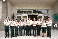 中華民國童軍總會國家研習營將於今天上午至12月1日於本縣中正國中小舉辦「連江縣第一期幼童軍服務員木章基本訓練」,專業團隊昨天飛抵馬祖籌備,陪伴鄉親學習領導與被領導。(圖/文:邱竟瑋)