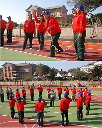中華民國童軍總會國家研習營結合馬祖童軍會,舉辦本縣第一期幼童軍服務員木章基本訓練,學員們積極的精神獲得總會肯定。(圖/文:邱竟瑋)