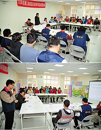 　縣府昨天舉辦「102年度空氣污染事故緊急應變演練」，模擬狀況為發電廠重油儲槽失火，廠區持續排放黑煙造成污染，經各參演單位同心協力後順利解除危機；縣長楊綏生期許各單位能熟悉空氣污染緊急應變的標準流程，更完善的保障本縣居民的安全與健康。（圖／文：曹重偉）