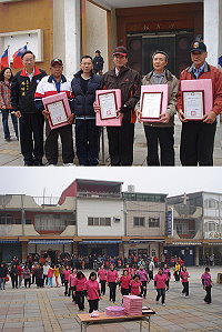 中國國民黨在北竿舉辦建黨119週年系列活動,吸引兩百餘位黨員及鄉親參加。(圖/文:陳鵬雄)