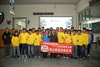 102年單車成年禮活動,37名赴台騎乘的馬祖青少年與鄉親昨天凱旋返抵南竿。(圖/文:邱竟瑋)