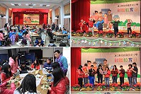 敬恆國民中小學為歡度聖誕佳節,昨日舉辦「歡度聖誕暨親職教育活動」,除親職講座外,並有學生們帶來的藝文表演及親子手工藝製作,讓全校師生提前歡度一個寓教於樂的聖誕節。(圖:敬恆國中小提供)