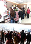 小三通冬季優惠陸客遊馬祖,相約7-11購物及客源帶來航運熱絡,從過去每班常見最少10幾名旅客驟增400多人,碼頭頓實很熱鬧。(圖:本報編輯部)