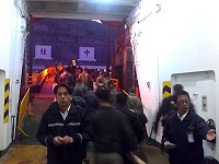 停航一個禮拜後,臺馬輪昨天抵達東引中柱港。(圖/文:陳其敏)