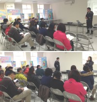 為強化地區鄉親及公職人員對於水資源相關議題的概念,環保局特別舉辦水污染防治宣導課程,兩大主題一為「水足跡」介紹,二為水資源與氣候變遷的探討。(圖:縣府環保局提供)